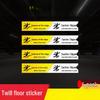 Glow-in-the-Dark Anti-Slip Safety Warning Decal for Slippery Floors