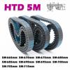 HTD 5M Closed Loop Timing Belt Rubber Perimeter HTD5M 665 670 675 680 685 690 695 700 705 710mm Width 10~50mm CNC Transmission