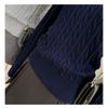 Women's Knitted Pullovers Autumn and Winter New Casual Grey V-neck Women's Sweater College Style Long Sleeve Twist Simple Female Sweater Tops