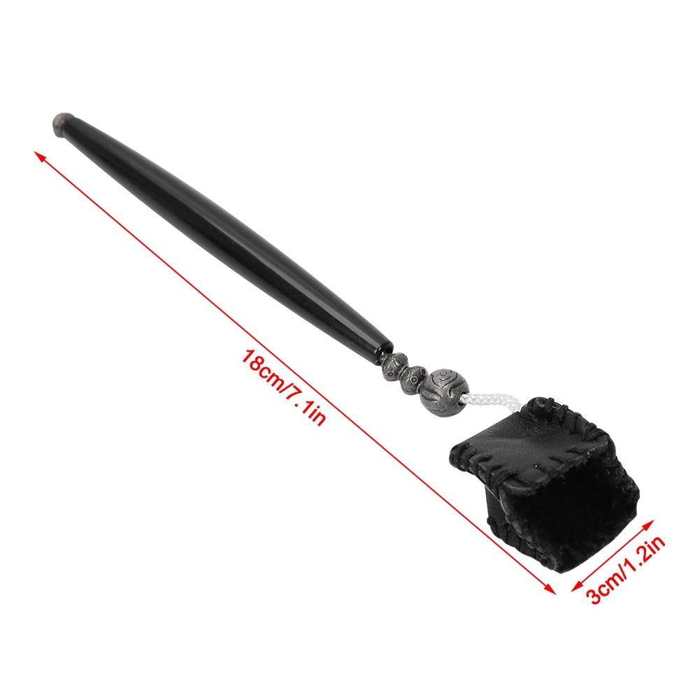 Snooker Billiard Pool Chalk Holder Pricker Cue Table Accessory (black)