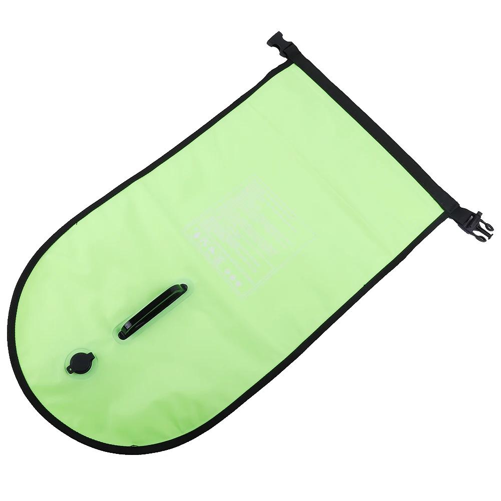 Boating Water Bag PVC Lightweight Waterproof Swiming Bucket Dry Bag Inflatable with Handle Easy Installation for Outdoor Camping