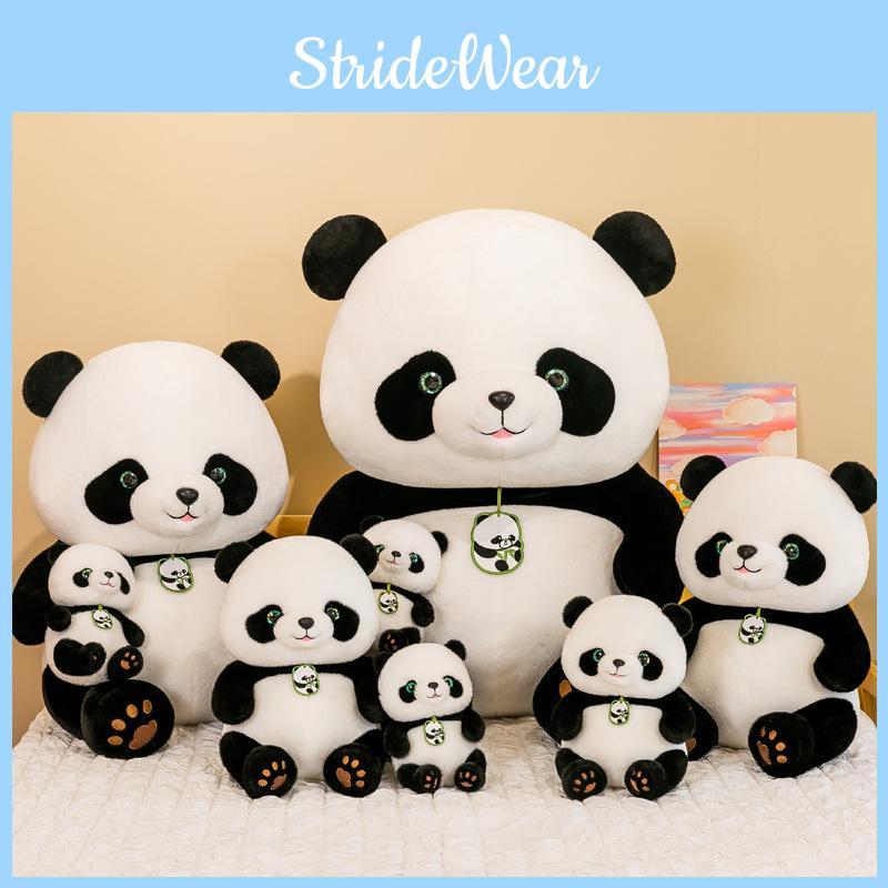 Fun Plush Panda Toy Cute Cartoon Zoo Souvenir Girl Kids Playful Gift Keepsake