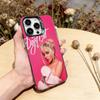 Doja Cat Sänger Handyhülle Für iPhone 17,16,15,14,13,12,11 Plus,Pro Max,XS,Farbige Silberbeschichtete Innenabdeckung
