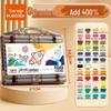 Non-Bleeding True Color Watercolor Marker Pens for Kindergarten Art - Safe & Stackable Acrylic Brushes