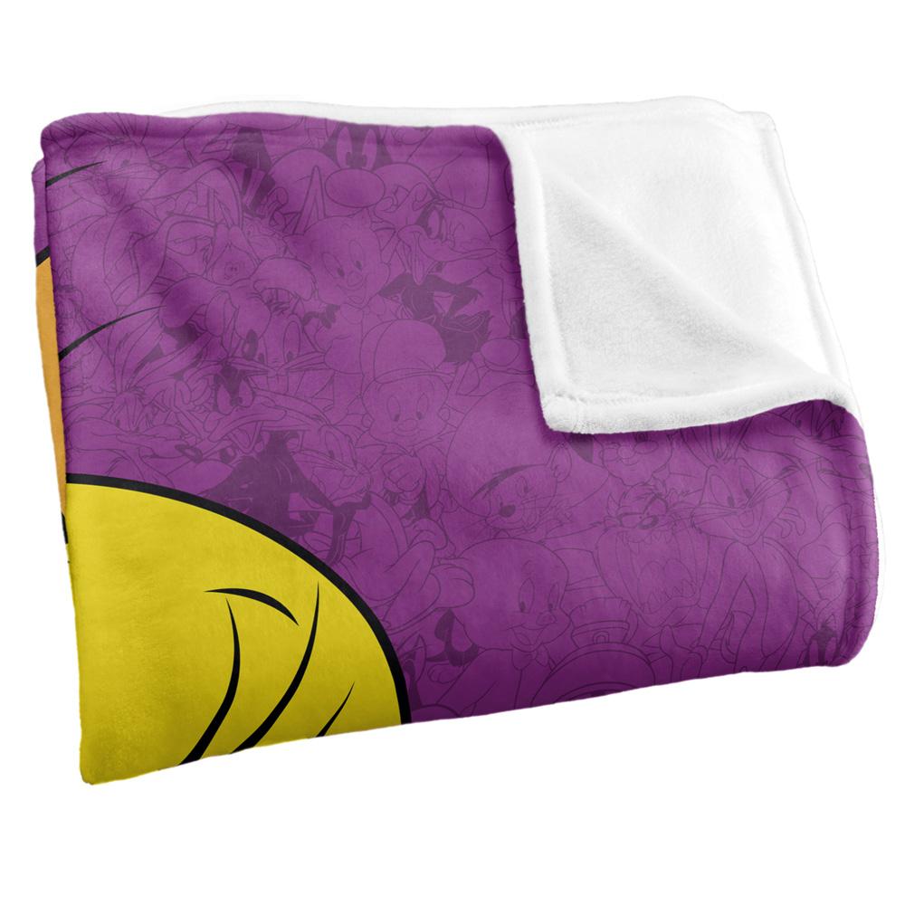 Looney Tunes Character Collage Tweety Blanket