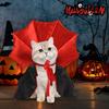 Halloween Vampire Devil Cape Cloak Pet Costume Pet Dog Cloak Hat  Halloween Costume Party Supply