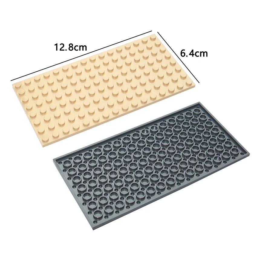 Non-Toxic 92438 Thin Figures 8*16 Bricks 8X16 Dots Diy Educational Building Blocks Moc Creative Assemblable Construction Toys For Children