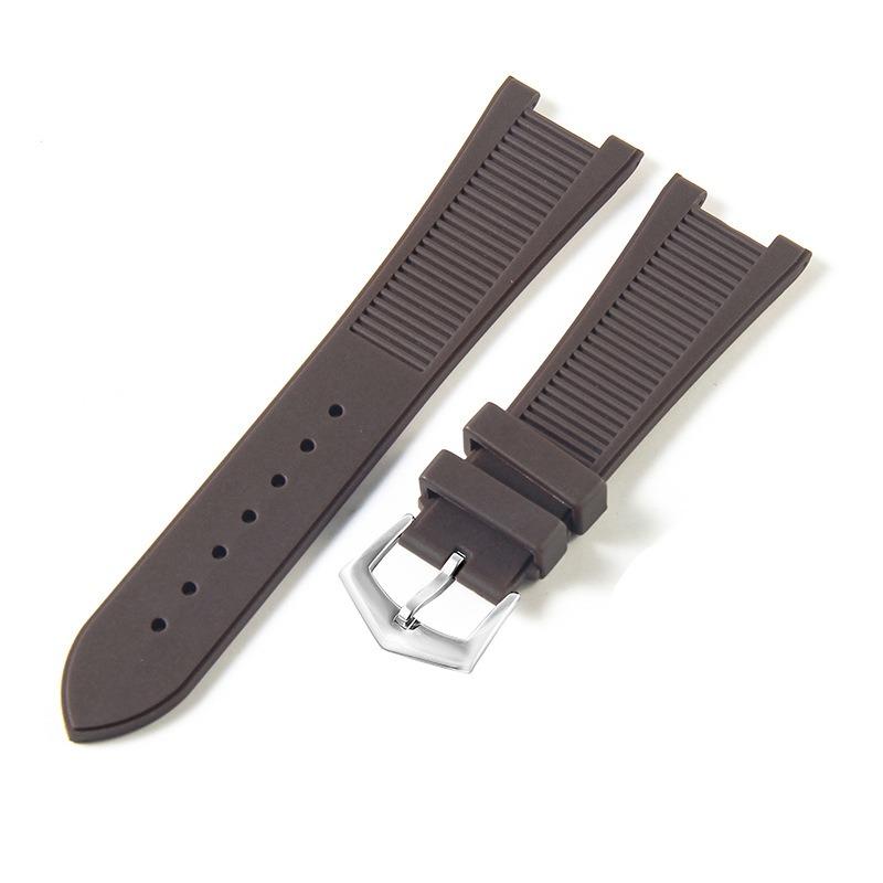 High Quality Silicone Rubber Watchband For Patek Philippe Nautilus Series 5711 5712 5980 Waterproof Watch Strap Bracelet Male