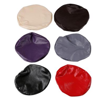 Elastische PU-Leder Runde Hockerstuhl Abdeckung Wasserdichter Pumpenhocker Schutz Bar Schönheitssalon Kleines Rundes Sitzkissen Hüllen