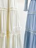 French Retro Chic High-Waist Crochet Embroidery A-line Skirt