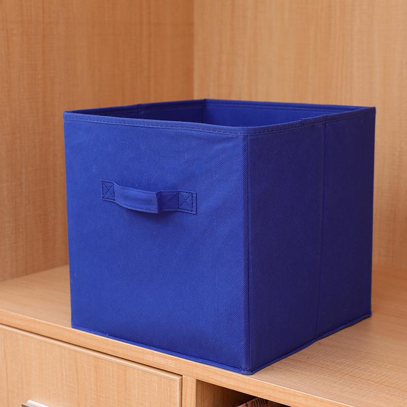 Cube Non Woven Fabric Storage Bin Collapsible Storage Box Home Supplies Kid Toy Storage Organizer Cabinet drawer organization