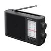 Sony Portable Radio ICF-506: FM/AM/Wide FM Compatible, Battery Operated (3 X AA Batteries), Black ICF-506 C