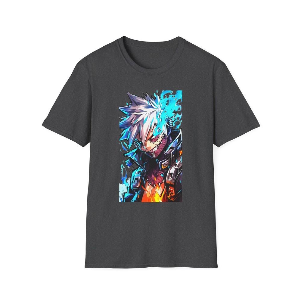 Anime Soft TShirt Dabi Toya Todoroki Unisex Jl Anime Front Printed Tee