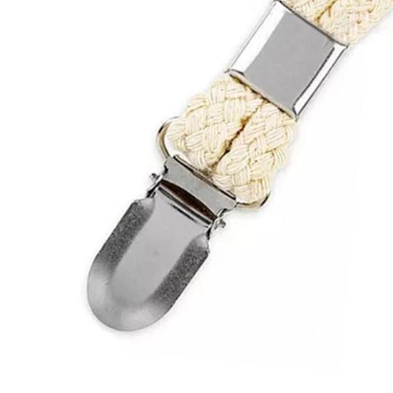 Towel Clip Practical Thick Braided Cotton Rope Hanging Clip Heavy Duty Cloth Hanger Towel Clamp for Kitchen