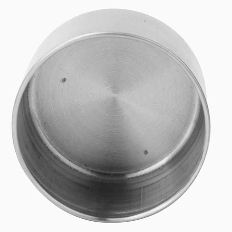 Stainless Steel Mini Oil Painting Cup Portable Outdoor Oil Painting Cup Double/Single Dipper Container Cup for Drawing