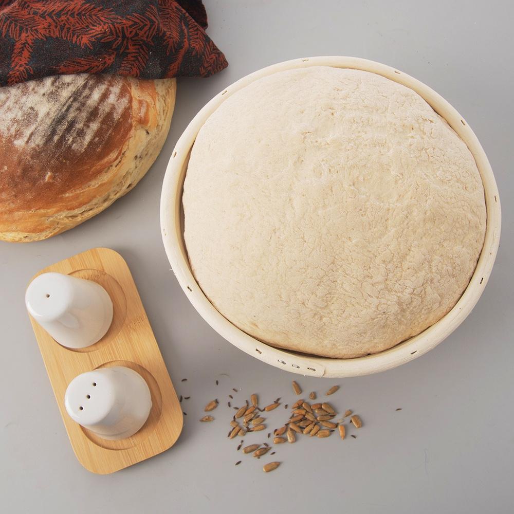 Rattan Basket for Proving and Shaping Bread Dough for a Loaf 1.5 Kg