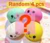 1PC Squishy Dumpling Stress Ball, Bun Shape Hand Relaxation Toy, Party Favor Gift for Halloween Christmas