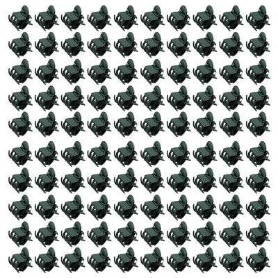 100Pcs Plant Clips Orchid Support Clips Garden Orchid Clips For Supporting Stems Stems Stalks Grow Outdoor Supporting