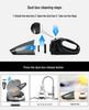 Super Powerful 120W Car Vacuum Cleaner, Wet & Dry, USB Charging