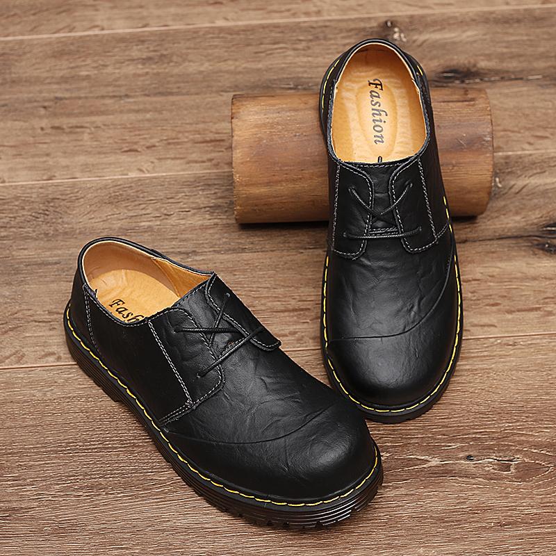 Klassische Herren Leder Freizeitschuhe Persönlichkeit Leder Herren Oxford Schuhe Neue Mode Büroschuhe Business Slipper Große Größe 38-47
