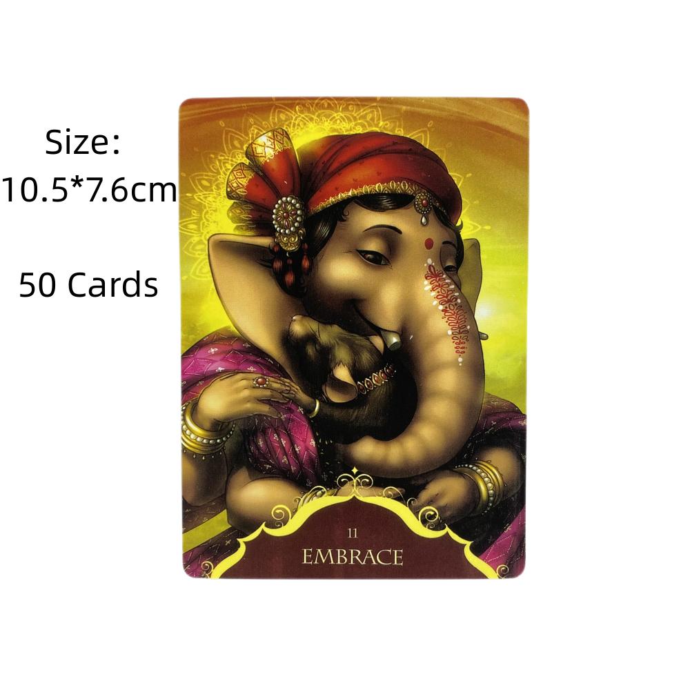 Flüstern von Lord Ganesha Tarotkarten Anleitung Divination Deck Partys Brettspiel Und Eine Vielzahl von Tarot-Optionen