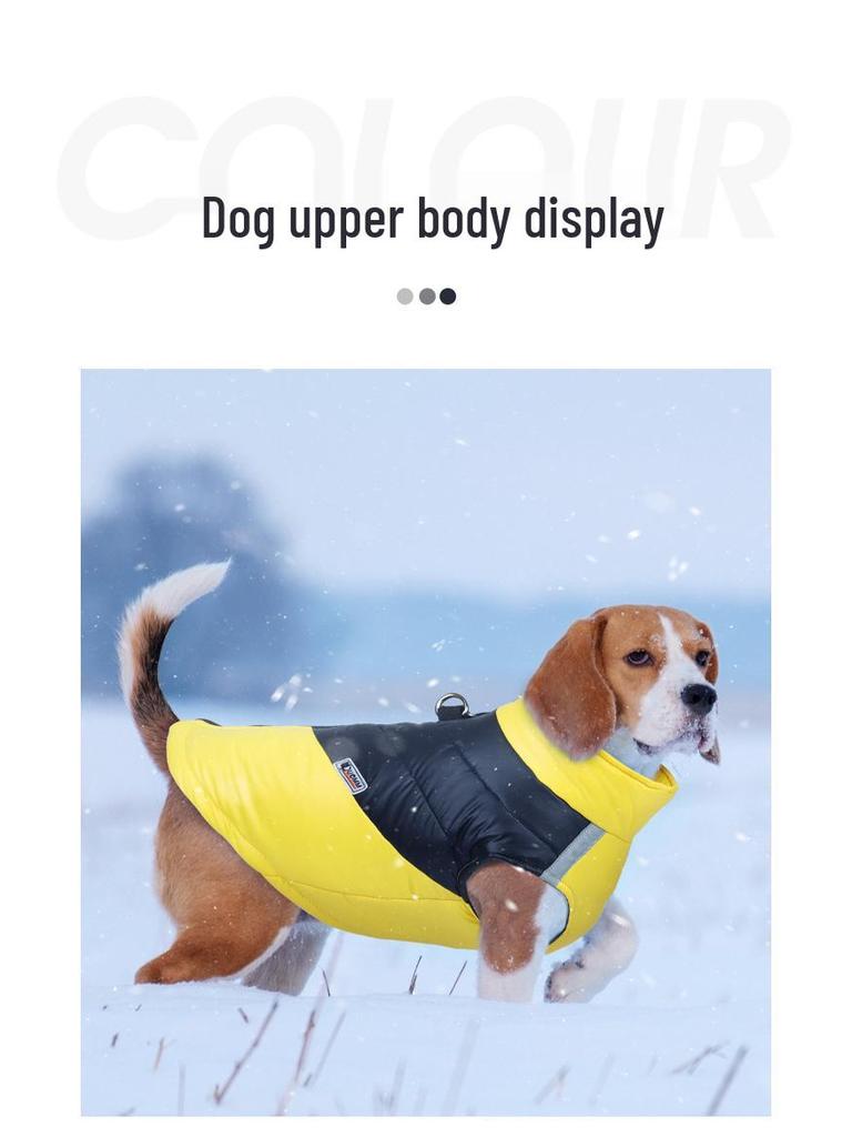 Winter Waterproof Reflective Puppy Vest - Warm & Thickened with Plus Velvet