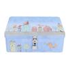 Square Tinplate Storage Box Large Capacity Storage Box With Lock  For Home Kitchen