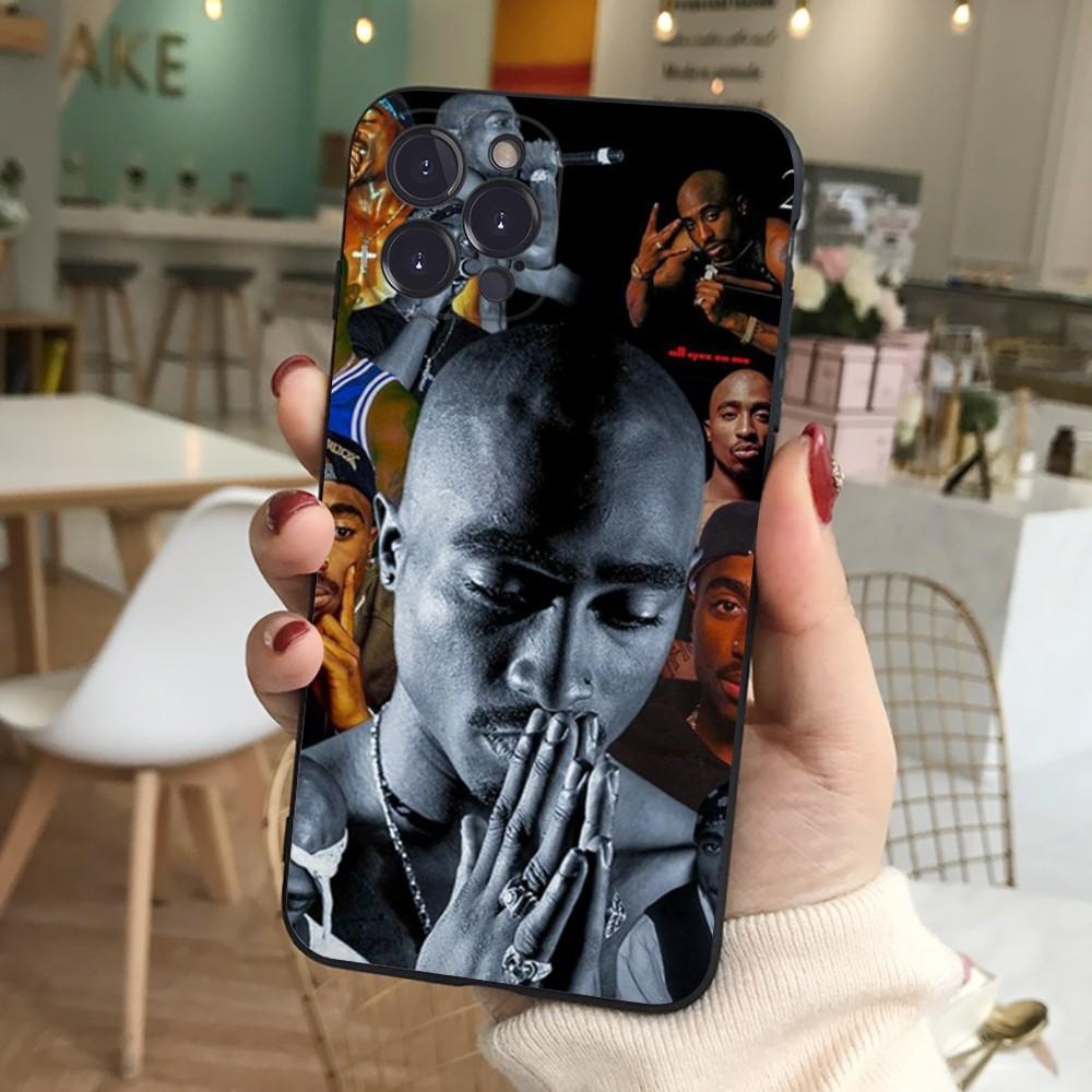 2pac Singer Phone Case For iPhone 15 14 11 12 13 Mini Pro XS Max Cover 6 7 8 Plus X XR SE 2020 Funda Shell