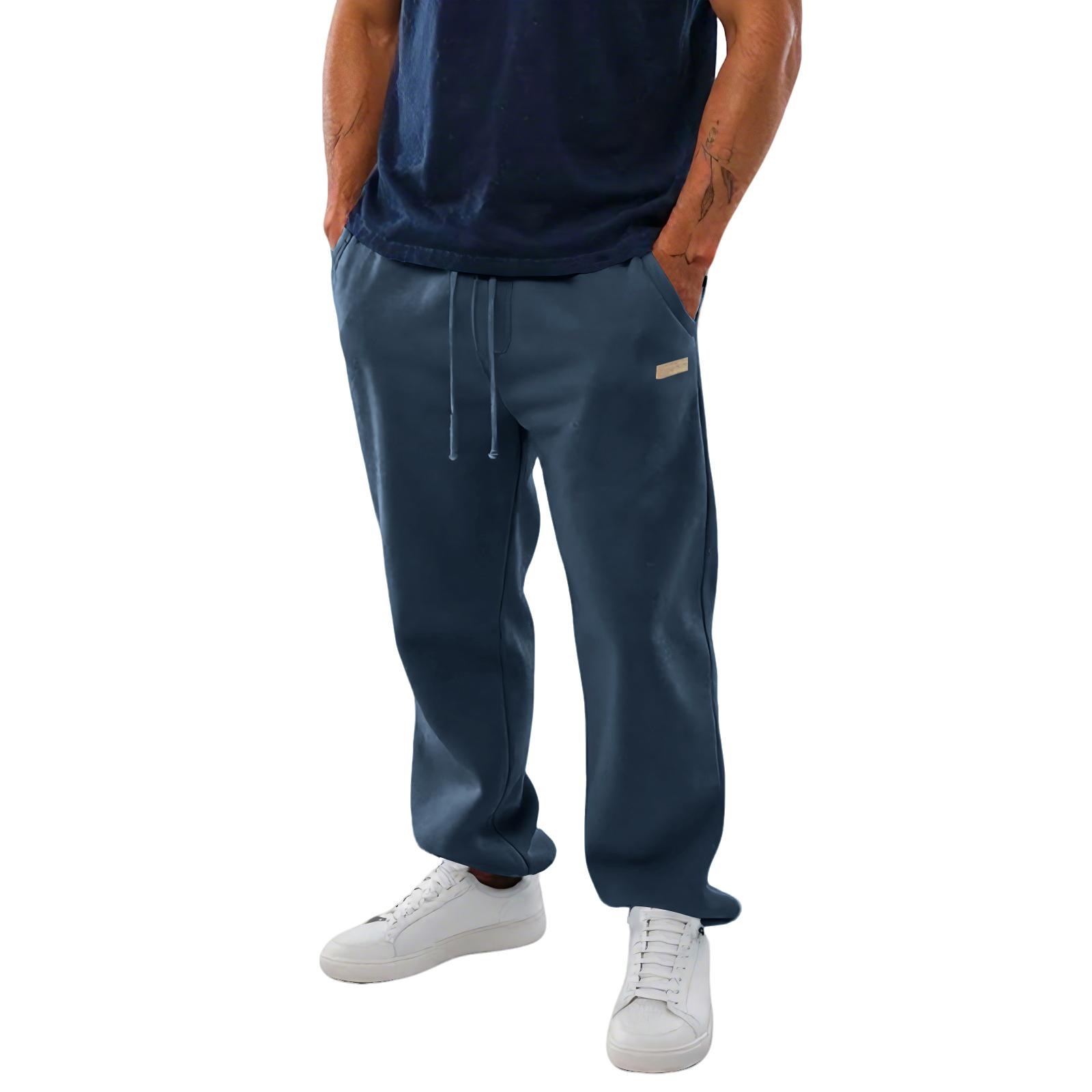 

Мужские спортивные штаны джоггеры для тренировок, повседневные, спортивные, для зала, легкие, эластичные, с карманами XL