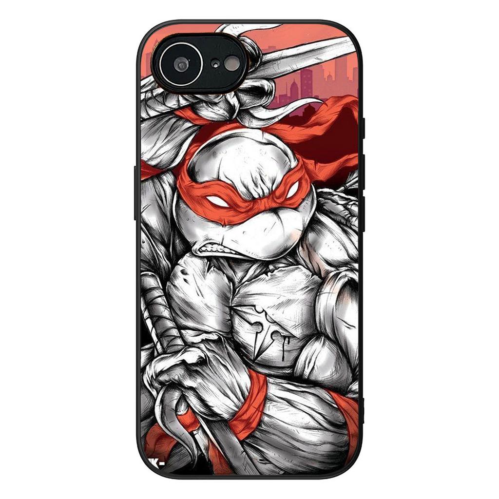 Cartoon n-Ninjas Wallpaper T-Turtles Phone Case for Apple iPhone 16 17 Air 14 15 Pro Max Plus 16+ 16E 14+ ProMax Soft Cover