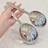 Stainless Steel Ladles For Serving Soup Rice Serving Spoon Drain Hole Heat Insulated Handle Kitchen Utensils For Daily Use