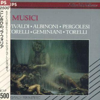 

CD I MUSICI Vivaldi Albinoni Pergolesi Co 4208782 PHILIPS Germany Obi Classical Used