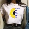 Heartbeat Blue Yellow Women Print T-shirt Fashion Y2K Short Sleeve Tee Tops Lady 90s Female Harajuku Streetwear Woman Clothing