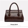 Urban Simple Style Women's Crossbody Bag Handbag Shoulder Bags Retro Large Capacity Soft PU Leather Tote Bag for Daily Use