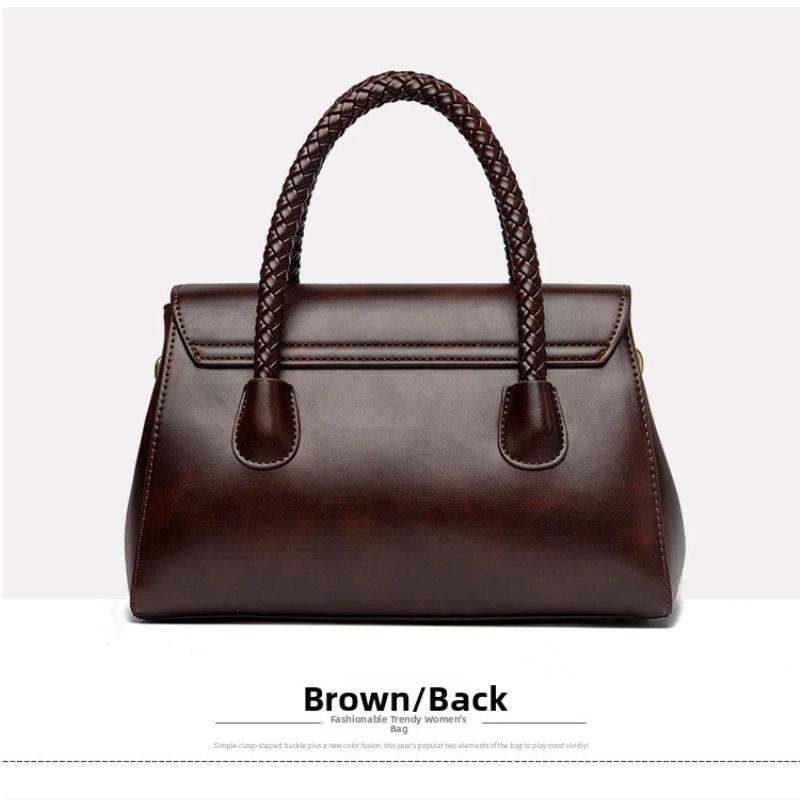 Urban Simple Style Women's Crossbody Bag Handbag Shoulder Bags Retro Large Capacity Soft PU Leather Tote Bag for Daily Use