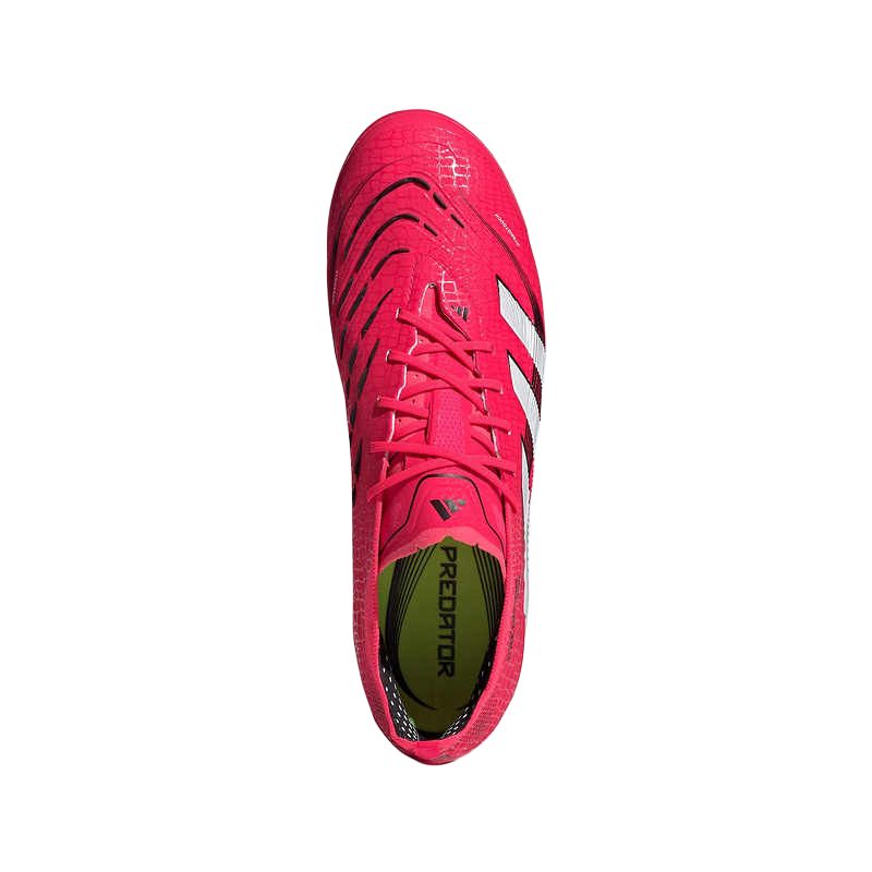 adidas PREDATOR ELITE AG Artificial Ground Slip Resistant Abrasion Resistant Soccer Shoes Unisex Red White ID3839