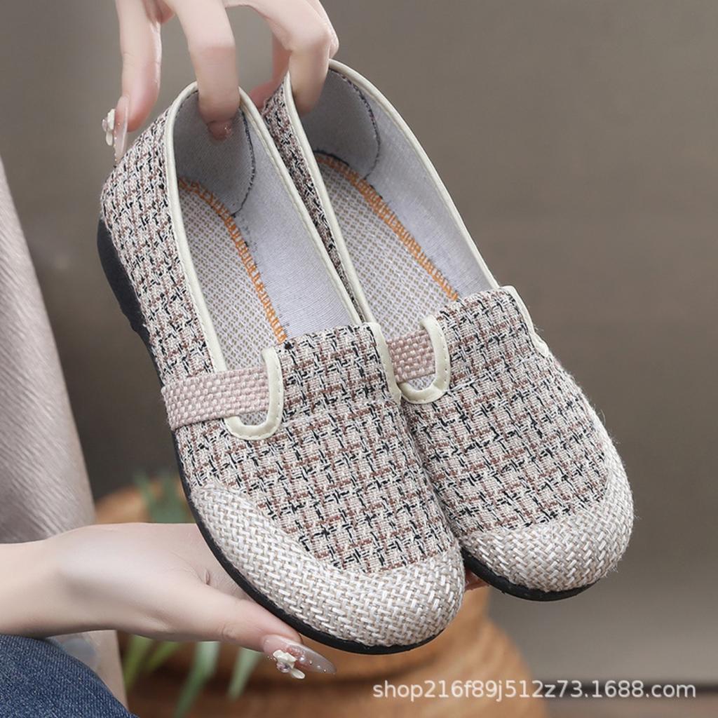 Ladies' Summer Casual Shoes, Fashionable, Non Slip, Breathable, Comfortable Soft Soled Women's Shoes