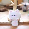 Kawaii Soft Stuffed Animal Little Cat Keychain Plush Bag Car Pendant Keychain DIY Trinket Kids Stuffed Animal Toys