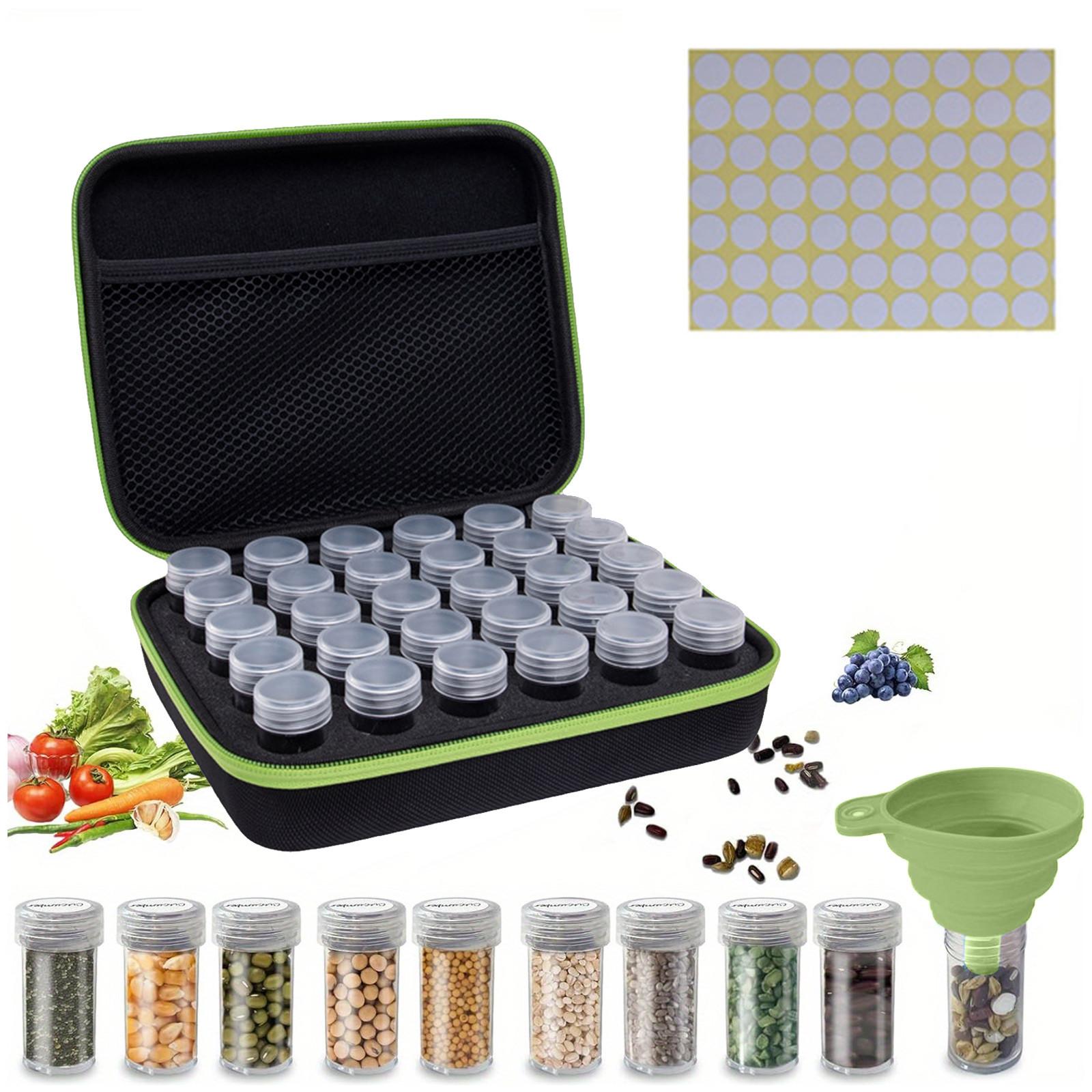 

60 семян водонепроницаемый ящик для хранения картина разделенный алмазный мешок для хранения One Size зелёный