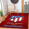 Atletico Madrid Customize Text Area Rug Perfect for Foyer Dining Room Entryway Hallway Anti-slip Rug Office home decor