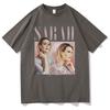 Sarah Paulson Graphic Tshirt Unisexs Casual Cotton Short Sleeve Tees Unisex Women Hip Hop Oversized Tshirt Male 90s Vintage T Shirts
