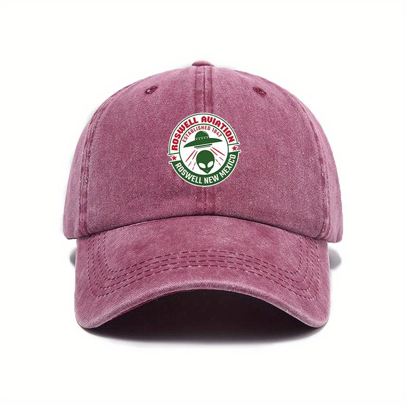 Washed Baseball Cap Dad Hat Unisex Cowboy Hat красный