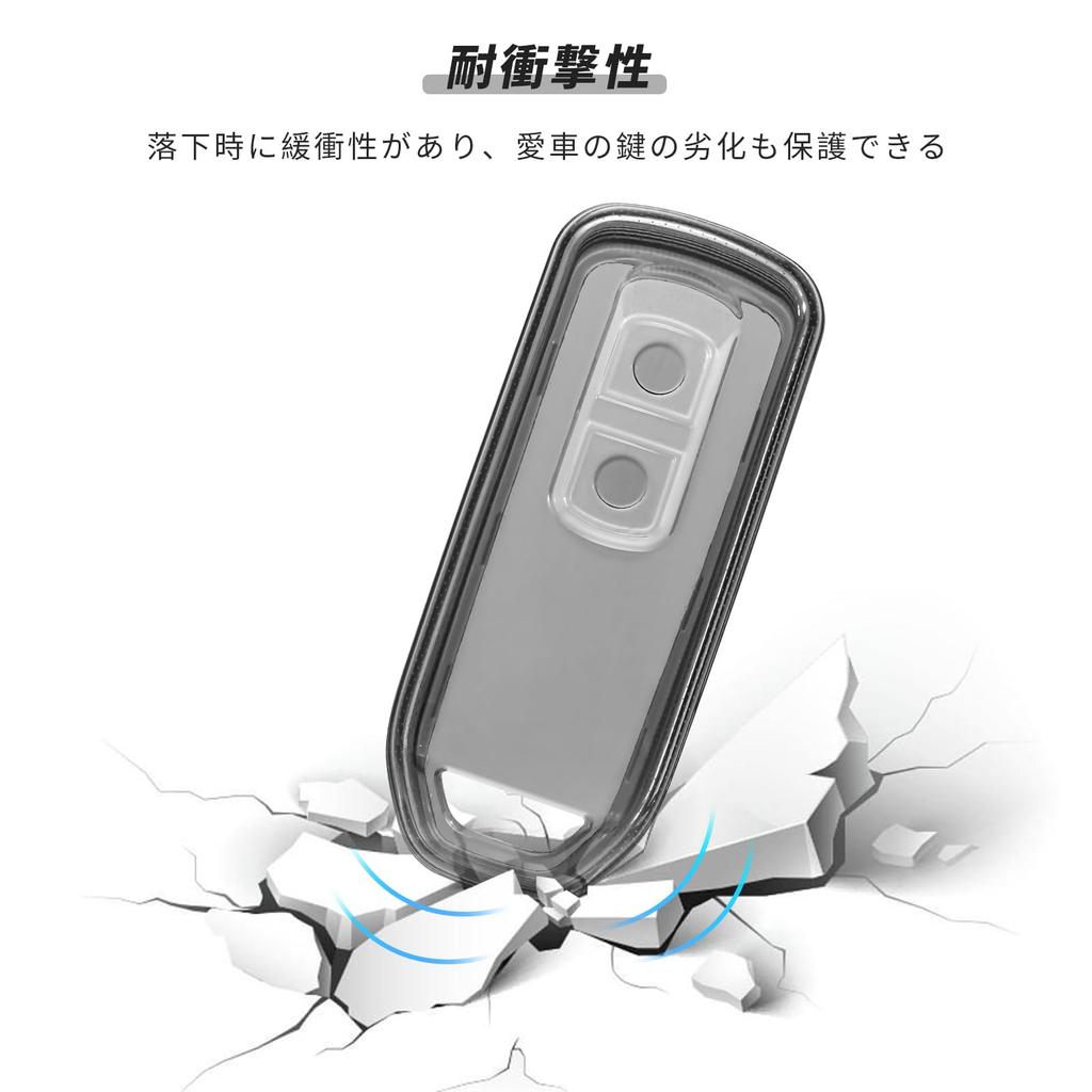 [OFFCURVE] Smart Key Case Transparent Case for Honda NBOX Compatible