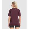 Gymshark CollegiaTe LifesTyle Oversized T shirT depTh Purple B2c1b Pbzv