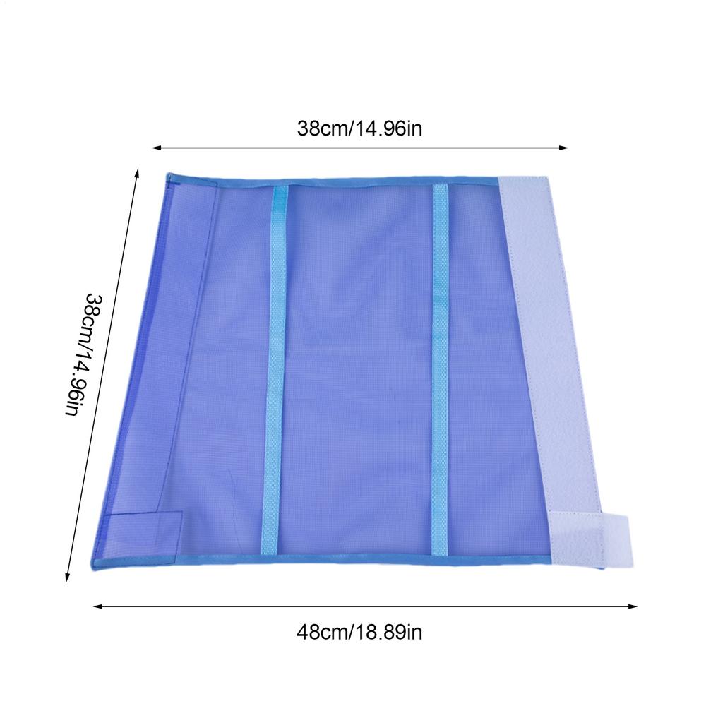 

4 шт./комплект Дышащие защитные ногавки от мух для лошадей Сетчатые свободные ногавки для лошадей Защитное снаряжение Удобные сетчатые защитные ногавки для ног лошадей синий