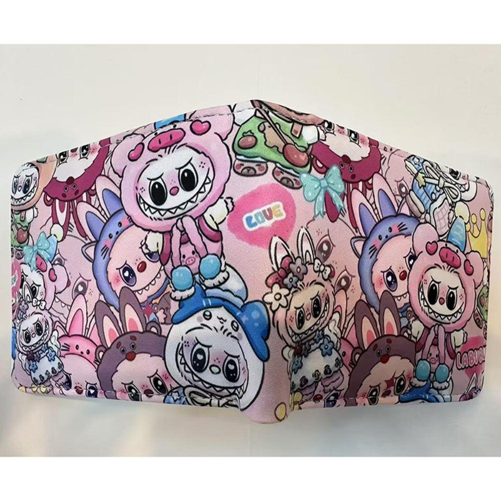 Anime Peripheral Wallet Cute Cartoon Change Bag Student Children Universal PU Half Fold Wallet
