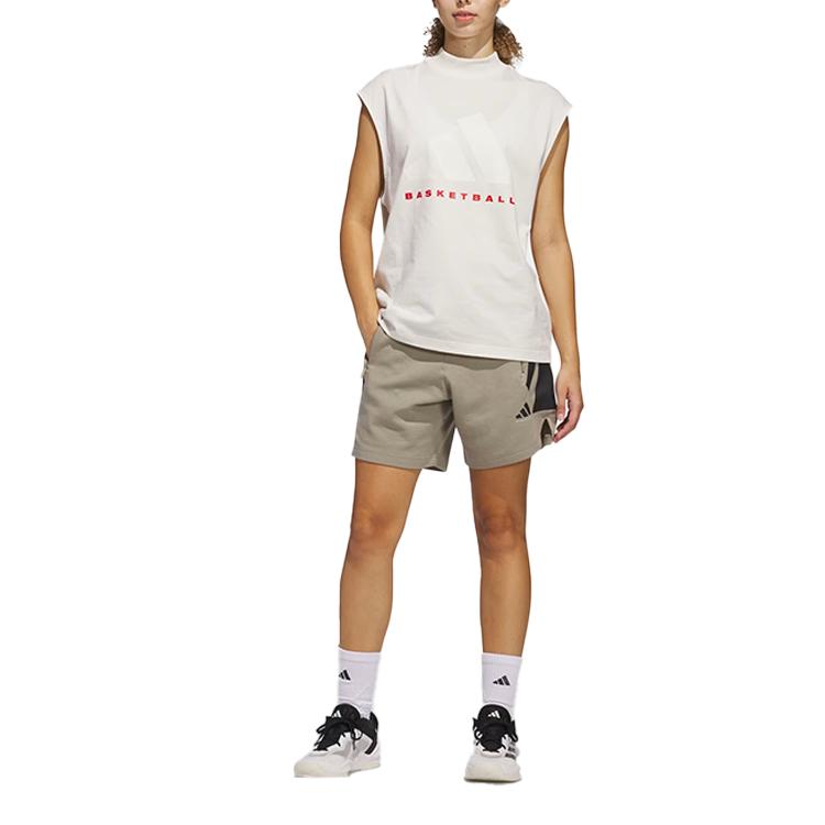 Adidas Spacer Casual Lace-Up Comfortable Fashion Basketball Pants Unisex Pants Putty-Beige JC7839
