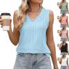 New Solid Color V-neck Loose Bottom Vest Women's T-shirt Top