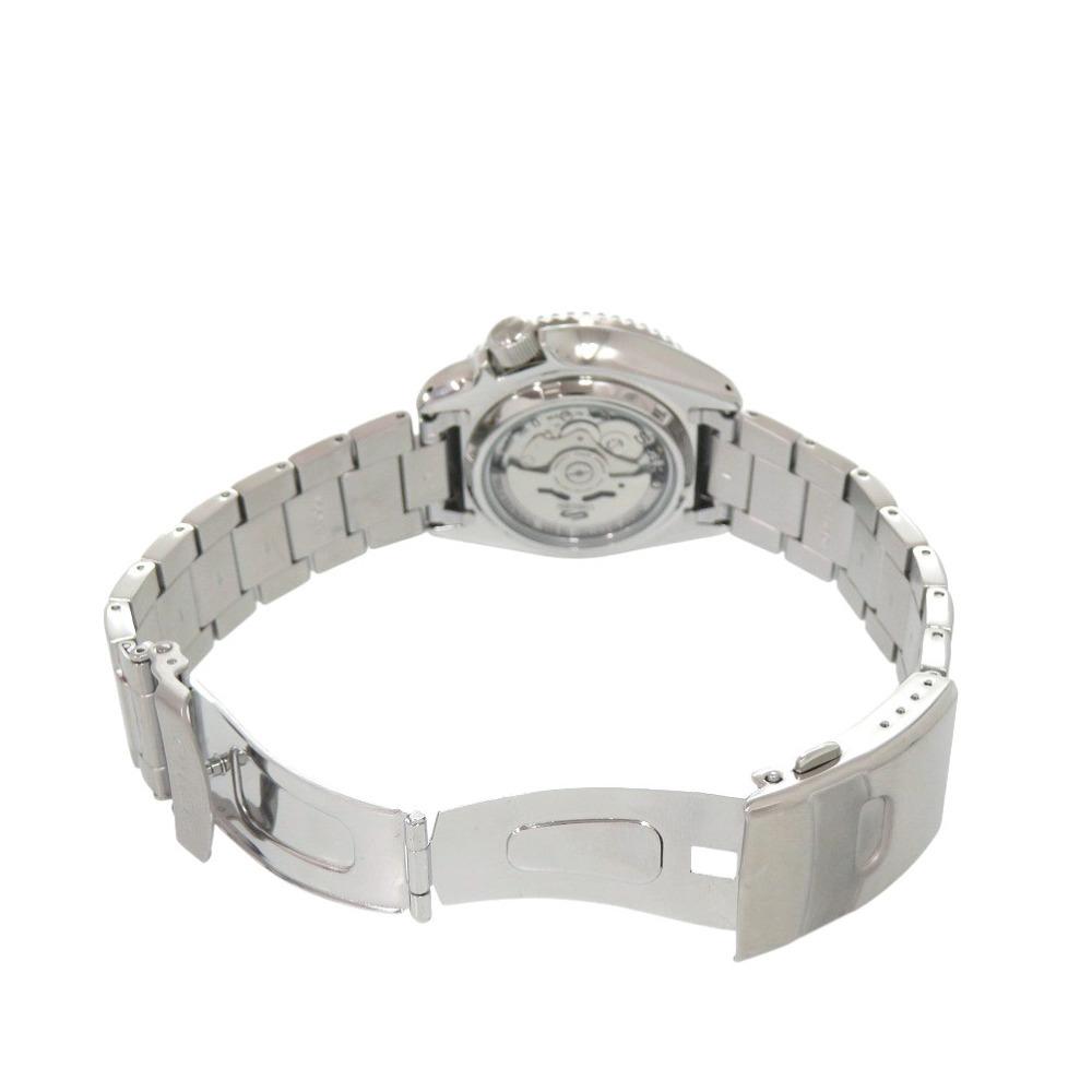 Like New Seiko 5 Sports SBSA221 Stainless Steel Black Automatic Watch with Black Dial 0786 SEIKO 4R36-15D0