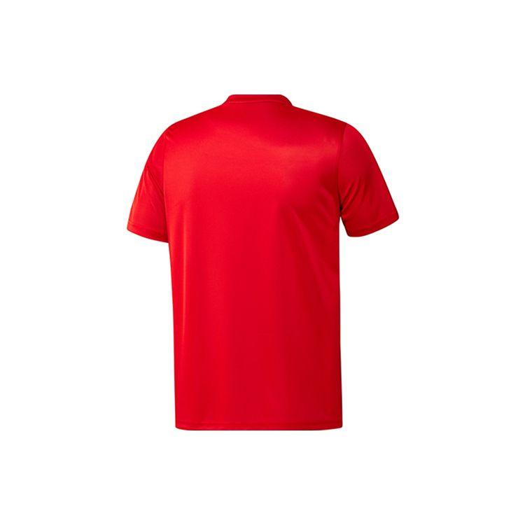 Adidas Casual Sports Crew Neck Short Sleeve T-Shirt Men Tops Red FT9736